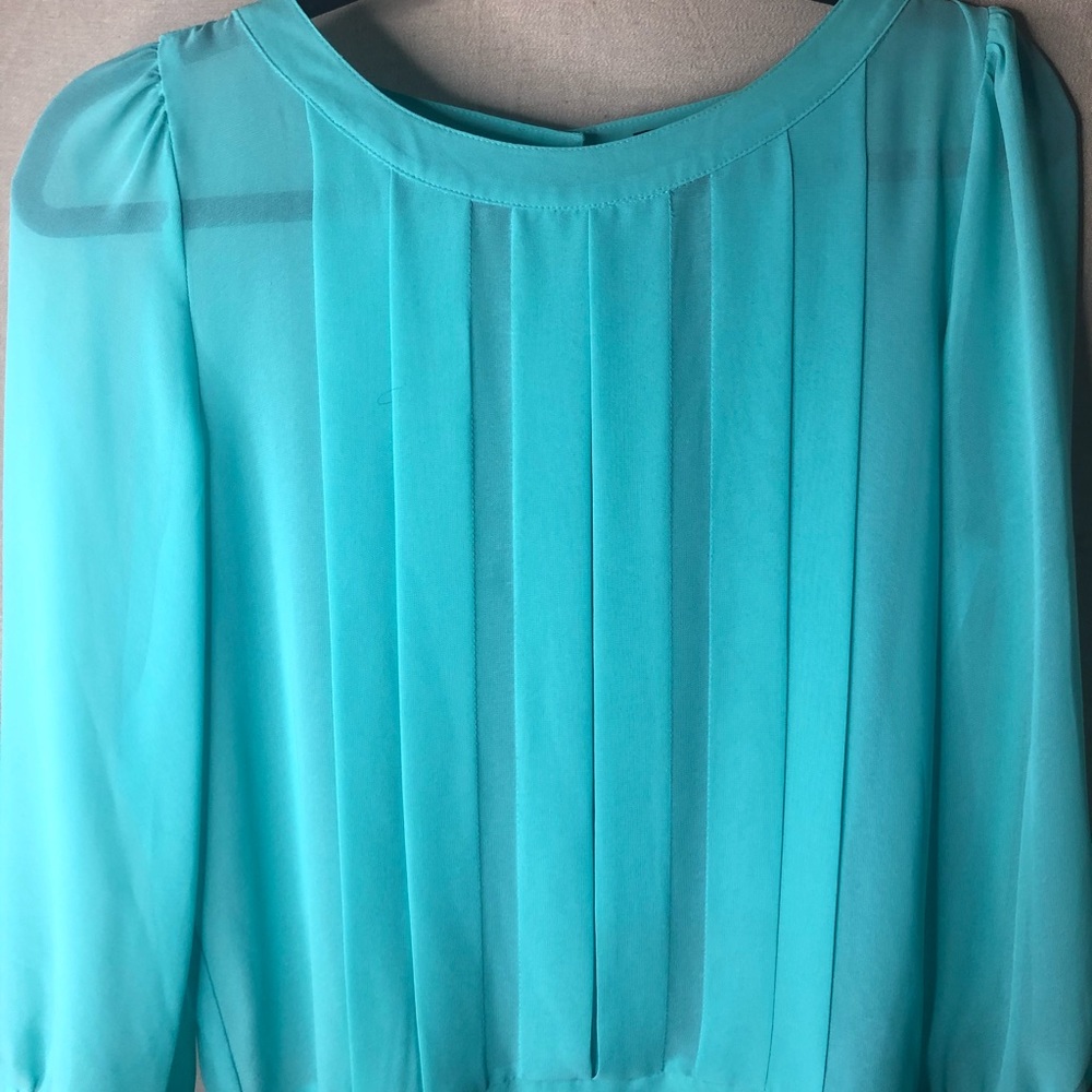Turquoise Blouse - Picture 2 of 4
